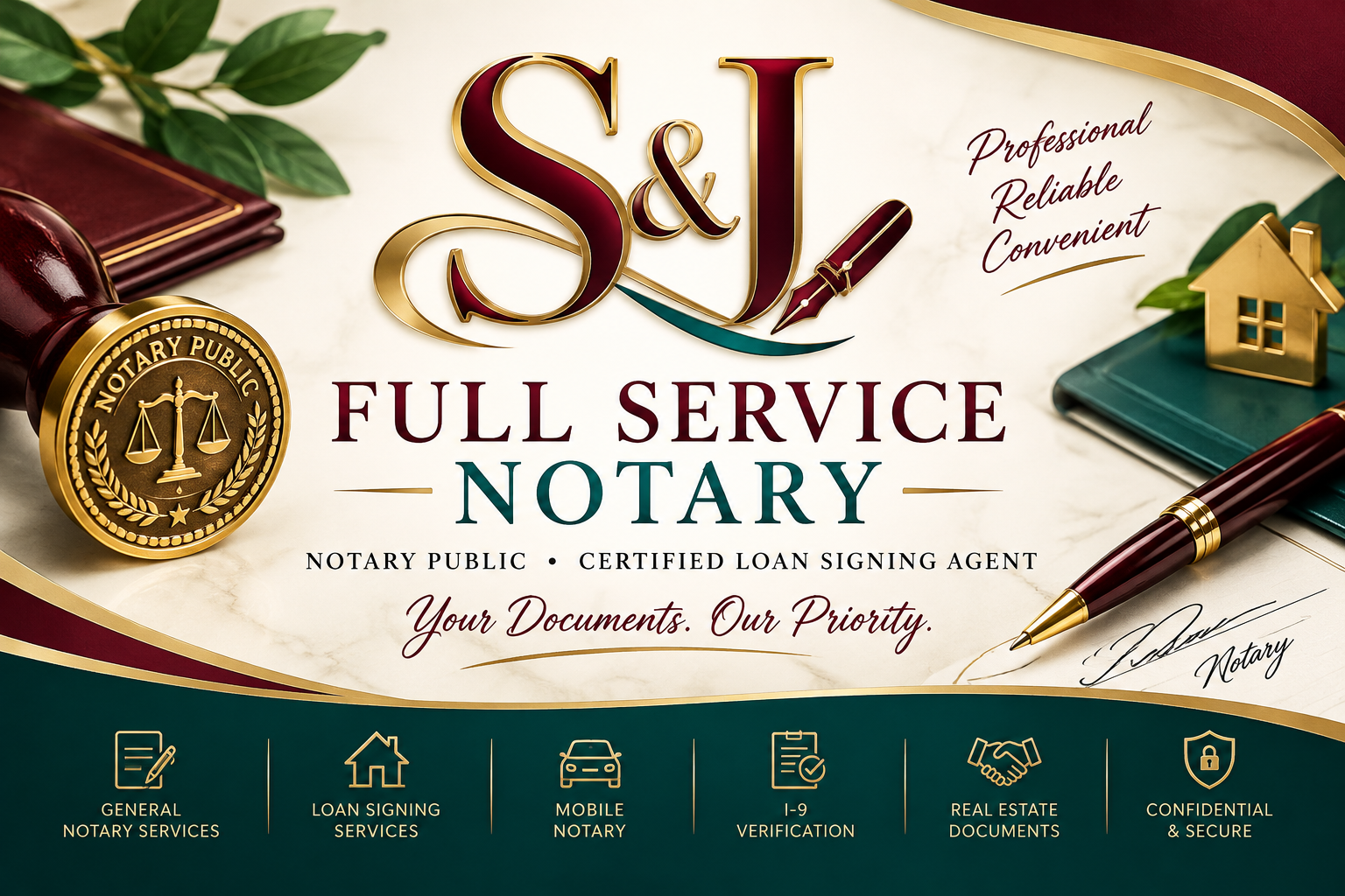 S&J Full Service Notary — Notary Public and Certified Loan Signing Agent